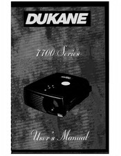 Dukane 7700 Series User Manual