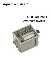 Aqua Exclusive RDF 30 PRO Owner's Manual