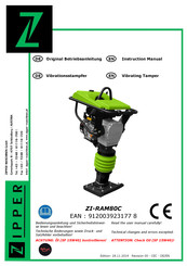 ZIPPER MASCHINEN 912003923177 8 Instruction Manual