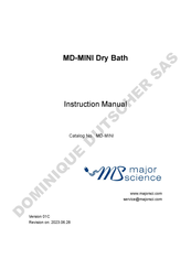 Major Science MD-MINI Instruction Manual