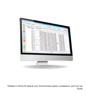 Tellabs 1134-OLT6 General Description, Installation And Turn-Up Procedures