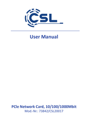 CSL CSL20017 User Manual