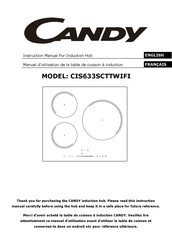 Candy CIS633SCTTWIFI Instruction Manual