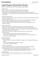 Lumencor ZIVA Quick Start Manual
