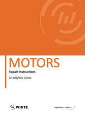 White CE 401 Series Repair Instructions