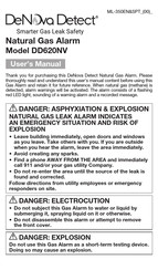 DeNova Detect DD622NCV User Manual