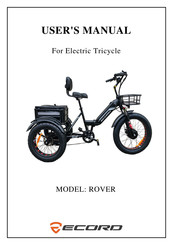 ECORD ROVER Instruction Manual