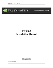 Tallymatics TW5362 Installation Manual