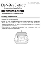 DeNova Detect DD622NCV Quick Manual Start