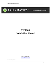 Tallymatics TW5365 Installation Manual
