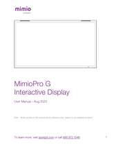 BOXLIGHT MimioPro G User Manual