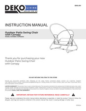 DEKO LIVING COP20204 Instruction Manual