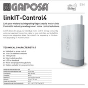 GAPOSA linkIT-Control4 Manual