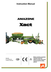 Amazone Xact Instruction Manual