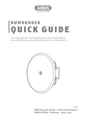 Abus BUMO60020 Quick Manual