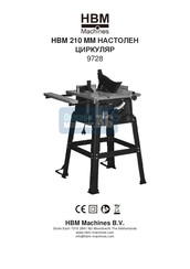 HBM Machines HBM 210 MM Manual