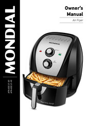 Mondial Designs Limited AFN-80E-01-BI Owner's Manual