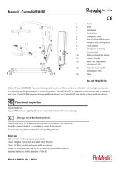 RoMedic Carina350EE Manual