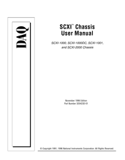 National SCXI-2000 User Manual