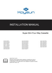 Kaysun KUE-105 DVR11 Installation Manual