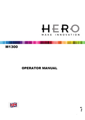 HERO M1300 Operator's Manual