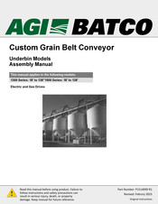 AGI BATCO 1300 Series Assembly Manual
