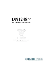 Klark Teknik DN1248 Plus Operator's Manual