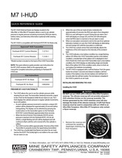 MSA M7 I-HUD Quick Reference Manual
