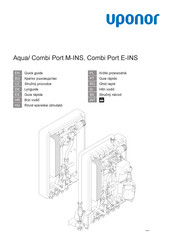 Uponor Combi Port E-INS Quick Start Manual