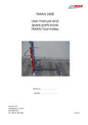 Timan 3400 User's Manual And Spare Parts Book