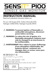 SENSIT Technologies P100 Instruction Manual
