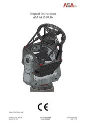 ASA Electronics AZ1500 f6 Original Instructions Manual