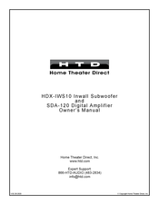 HTD HDX-IWS10 Owner's Manual