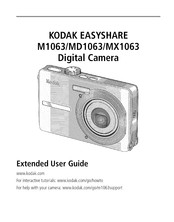 Kodak MX1063 - EasyShare 10.3MP 3x Optical/5x Digital Zoom HD Camera Extended User Manual