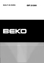 Beko OIF 21300 Manual