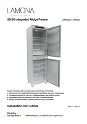Lamona LAM6252 Installation Instructions Manual