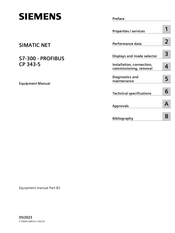 Siemens CP 343-5 Equipment Manual