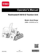 Toro Reelmaster 5610-D Operator's Manual