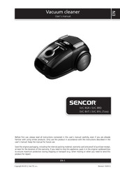 Sencor SVC 8GR User Manual