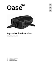 Oase AquaMax Eco Premium 2500 Operating Instructions Manual