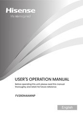 Hisense FV280N4AWNP User's Operation Manual