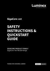 Luminex GigaCore 16t Instructions Manual