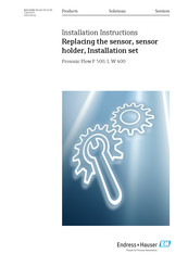 Endress+Hauser Prosonic Flow P 500 Installation Instructions Manual