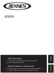 Jensen JE5020 User Manual