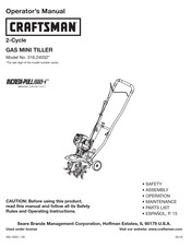 Craftsman INCREDI-PULL 316.24032 Operator's Manual