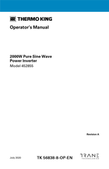 Thermo King 452855 Operator's Manual