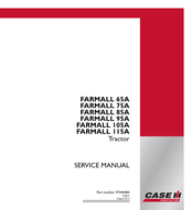 Case IH FARMALL 65A Service Manual