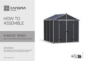 Palram CANOPIA RUBICON 8x8/2.4x2.4 How To Assemble