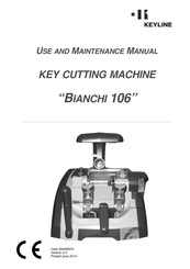 Keyline BIANCHI 106 Use And Maintenance Manual