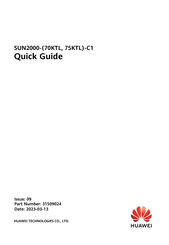 Huawei SUN2000-75KTL-C1 Quick Manual